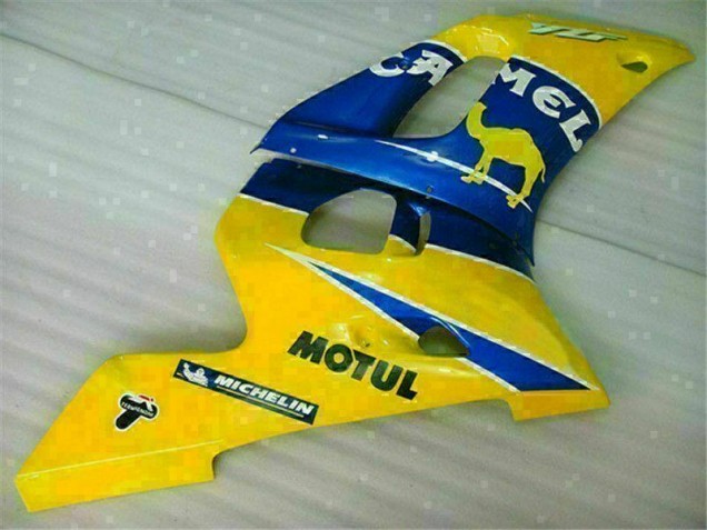 Amarillo Azul ABS Kits Carenado Moto R6 98-02