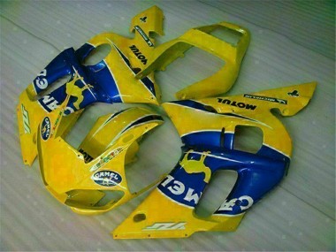 Amarillo Azul ABS Kits Carenado Moto R6 98-02