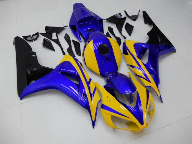 Amarillo Azul Carenado Moto CBR 1000 RR 06-07
