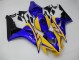 Amarillo Azul Carenado Moto CBR 1000 RR 06-07