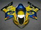 Amarillo Azul Carenado Moto GSXR 1000 K3 03-04 Amarillo Azul Carenado Moto GSXR 1000 K3 03-04