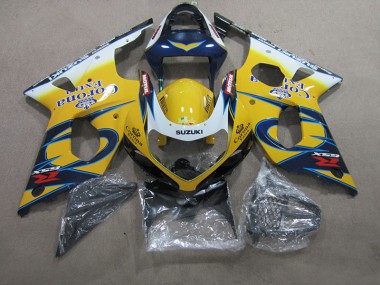 Amarillo Azul Corona Extra Carenado Moto GSXR 1000 K1 00-02