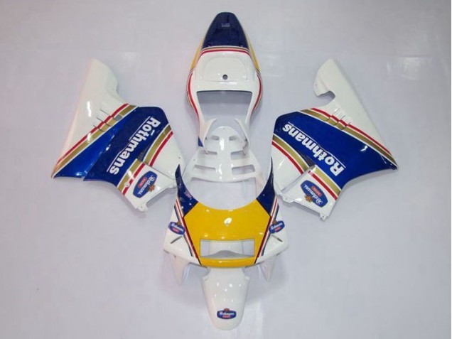 Amarillo Blanco Azul Carenado Moto NSR 250 MC28 P4 94-96 Amarillo Blanco Azul Carenado Moto NSR 250 MC28 P4 94-96
