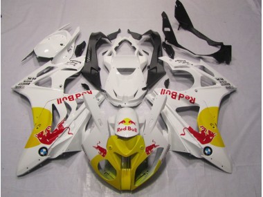 Amarillo Blanco RedBull Carenado Moto S1000RR 09-14