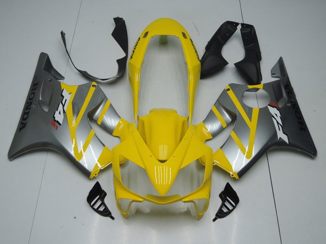 Amarillo Gris Kit Carenado Moto CBR 600 F4i 04-07 Amarillo Gris Kit Carenado Moto CBR 600 F4i 04-07