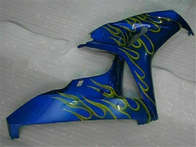Amarillo Llama Azul Carenado Moto CBR 1000 RR 06-07 Amarillo Llama Azul Carenado Moto CBR 1000 RR 06-07