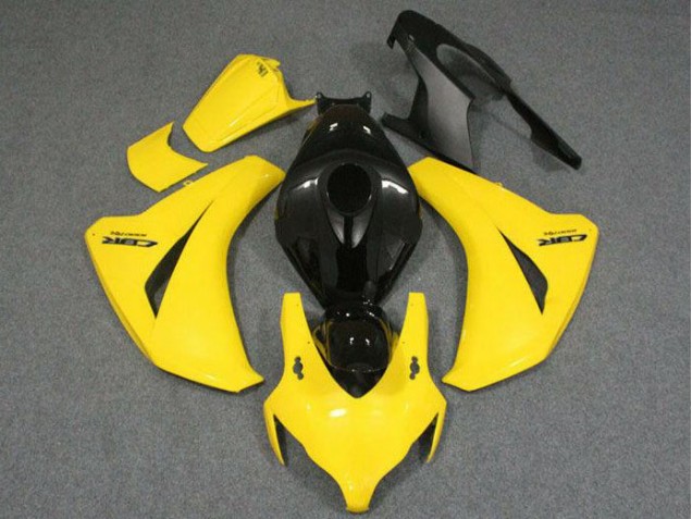 Amarillo Negro Carenado Moto CBR 1000 RR 08-11 Amarillo Negro Carenado Moto CBR 1000 RR 08-11