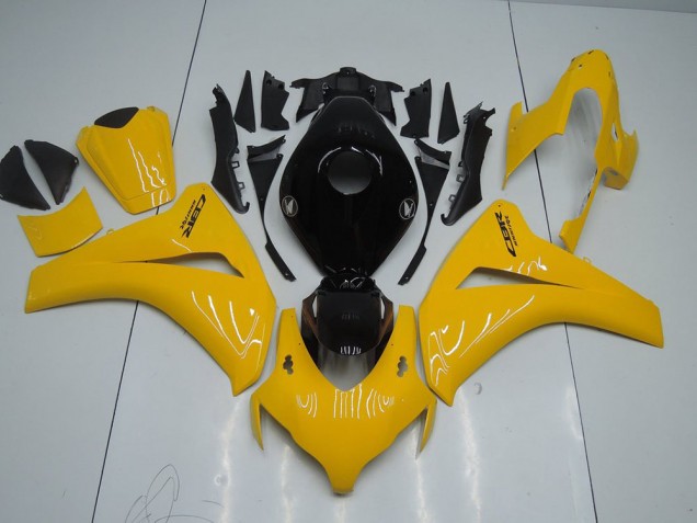Amarillo & Negro Carenado Moto CBR 1000 RR 08-11 Amarillo & Negro Carenado Moto CBR 1000 RR 08-11