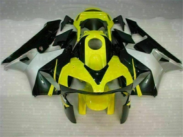Amarillo Negro Carenado Moto CBR 600 RR 03-04 Amarillo Negro Carenado Moto CBR 600 RR 03-04
