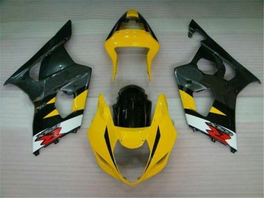 Amarillo Negro Carenado Moto GSXR 1000 K3 03-04