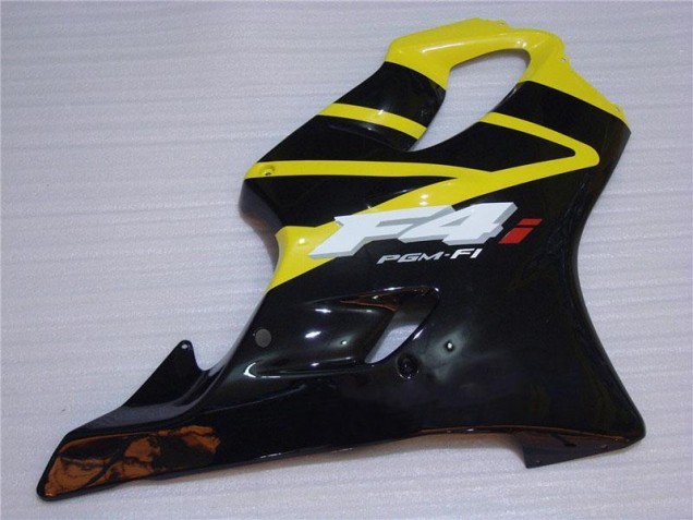 Amarillo Negro Carenado Moto & Plástico CBR 600 F4i 01-03 Amarillo Negro Carenado Moto & Plástico CBR 600 F4i 01-03