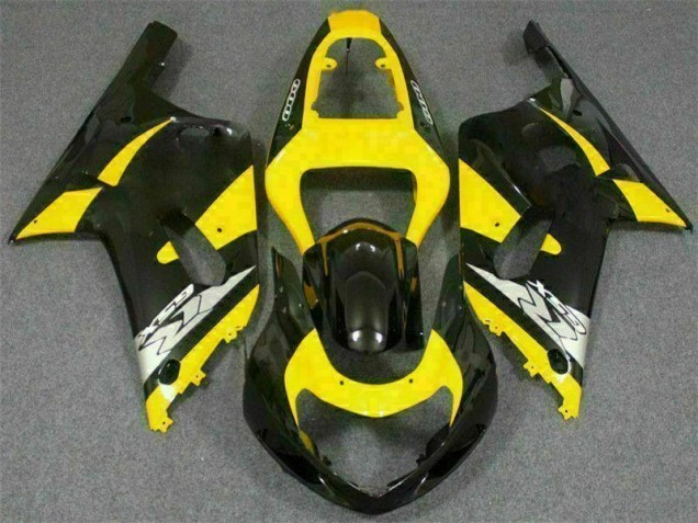 Amarillo Negro Carenado & Plástico Moto GSXR 600 / 750 K1 K2 K3 01-03 Amarillo Negro Carenado & Plástico Moto GSXR 600 / 750 K1 K2 K3 01-03