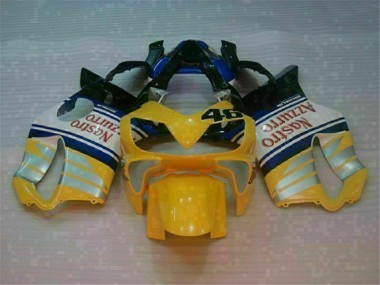 Amarillo Plata Nastro Azzurro Carenado Moto CBR 600 F4i 01-03