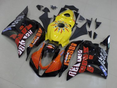 Amarillo Rossi Carrera Carenado Moto CBR 600 RR 09-12