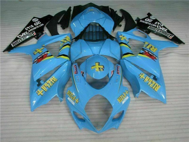 Azul ABS Moto Plástico GSXR 1000 K7 07-08