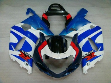 Azul ABS Moto Plástico GSXR 600 / 750 K1 K2 K3 01-03