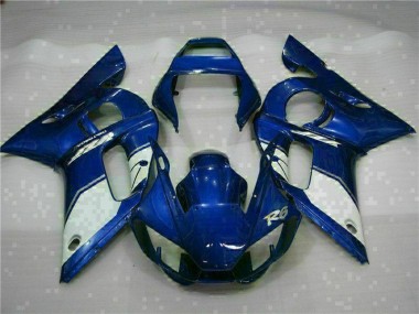 Azul ABS Moto Plástico R6 98-02