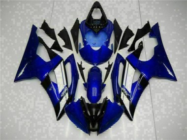 Azul ABS Moto Plásticos R6 08-16