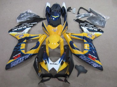 Azul Amarillo Corona Extra Carenado Moto GSXR 600 K8 08-10