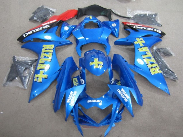 Azul Amarillo Rizla Carenado Moto GSXR 750 K11 11-21