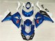 Azul Blanco ABS Kits Carenado Moto GSXR 1000 K9 09-16