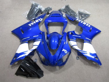 Azul Blanco ABS Moto Plástica R1 09-11