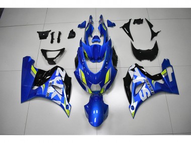 Azul Blanco Calcomanía Carenado Moto GSXR 1000 17-23
