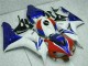 Azul Blanco Carenado Moto CBR 1000 RR 06-07 Azul Blanco Carenado Moto CBR 1000 RR 06-07