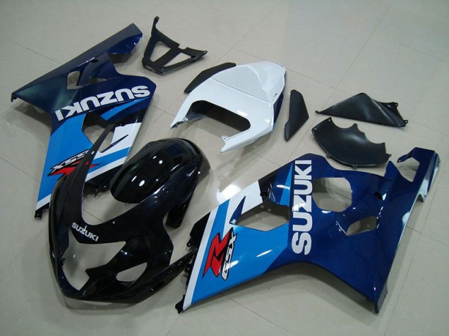 Azul Blanco Carenado Moto GSXR 750 K4 04-05 Azul Blanco Carenado Moto GSXR 750 K4 04-05