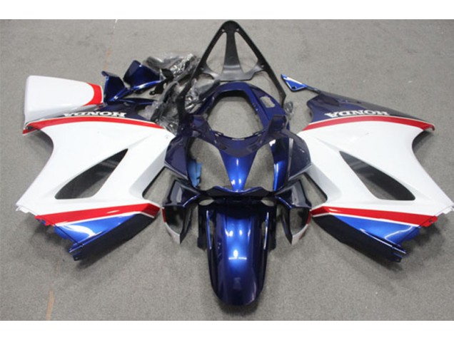 Azul Blanco Carenado & Plástico Moto VFR 800 02-13 Azul Blanco Carenado & Plástico Moto VFR 800 02-13
