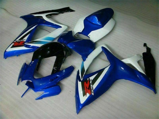 Azul Blanco Carrocería Motocicletas GSXR 600 / 750 K6 06-07 Azul Blanco Carrocería Motocicletas GSXR 600 / 750 K6 06-07