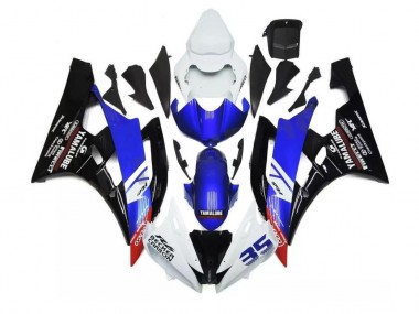 Azul Blanco Carrocería Motocicletas R6 06-07