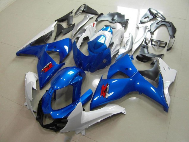 Azul & Blanco Estilo OEM Carrocería Motocicletas GSXR 1000 K9 09-16 Azul & Blanco Estilo OEM Carrocería Motocicletas GSXR 1000 K9 09-16