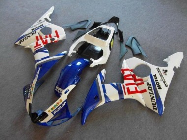 Azul Blanco Fiat Carenado Moto R6 03-05