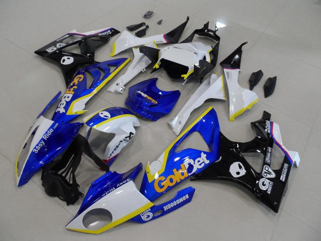 Azul Blanco GoldBet Kits Completo Carenado Moto S1000RR 09-14 Azul Blanco GoldBet Kits Completo Carenado Moto S1000RR 09-14