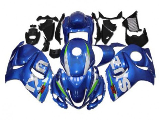 Azul Blanco Kit Carenado Moto GSXR 1300 Hayabusa 08-19 Azul Blanco Kit Carenado Moto GSXR 1300 Hayabusa 08-19