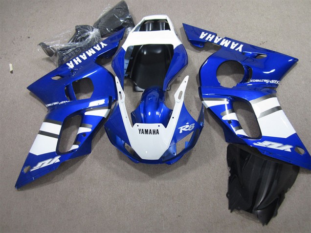 Azul Blanco Kit Completo Carenado Moto R6 98-02 Azul Blanco Kit Completo Carenado Moto R6 98-02