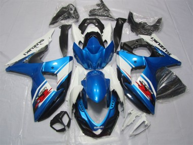 Azul Blanco Kits Carenado Moto GSXR 1000 K9 09-16