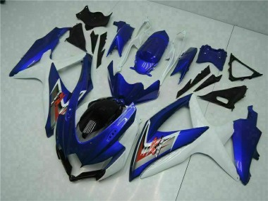 Azul Blanco Kits Carenado Moto GSXR 600 / 750 K8 08-10