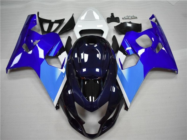 Azul Blanco Kits Completo Carenado Moto ABS GSXR 600 / 750 K4 04-05 Azul Blanco Kits Completo Carenado Moto ABS GSXR 600 / 750 K4 04-05