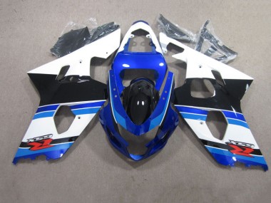 Azul Blanco Kits Completo Carenado Moto ABS GSXR 600 K4 04-05
