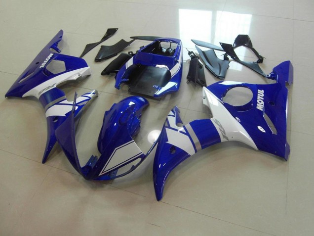 Azul Blanco Kits Completo Carenado Moto ABS R6 03-05 Azul Blanco Kits Completo Carenado Moto ABS R6 03-05