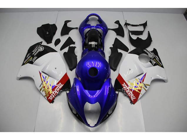 Azul Blanco Kits Completo Carenado Moto GSXR 1300 Hayabusa 96-07 Azul Blanco Kits Completo Carenado Moto GSXR 1300 Hayabusa 96-07