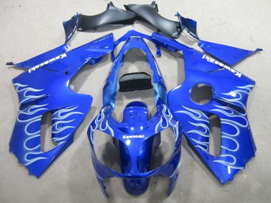 Azul Blanco Llama Carenado Moto ZX12R 00-01