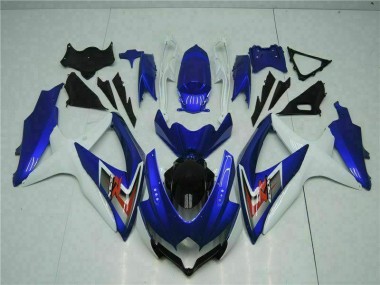 Azul Blanco Moto Plástica GSXR 600 / 750 K8 08-10