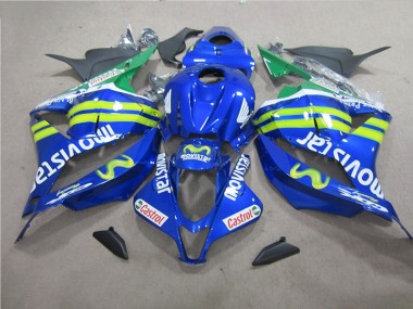 Azul Blanco Movistar Carenado Moto CBR 600 RR 09-12