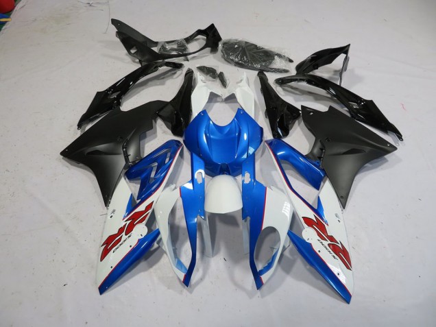 Azul Blanco Negro Carenado Moto S1000RR 15-18 Azul Blanco Negro Carenado Moto S1000RR 15-18