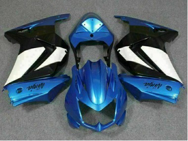 Azul Blanco Negro Ninja ABS Moto Plástica EX250 08-12