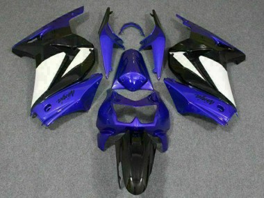 Azul Blanco Negro Ninja ABS Moto Plástico EX250 08-12