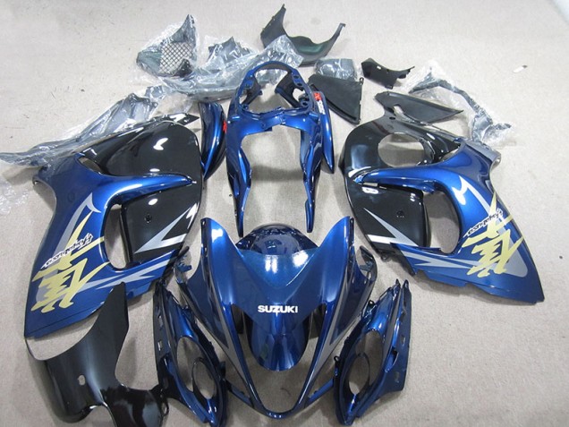 Azul Blanco Oro Calcomanía Carenado Moto GSXR 1300 Hayabusa 08-19 Azul Blanco Oro Calcomanía Carenado Moto GSXR 1300 Hayabusa 08-19